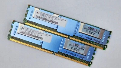 Micron Crucial 2x1GB DDR2 ECC Server Memory Kit - Image 1 of 2