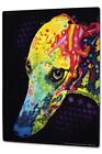 Blechschild XXL Tierarzt Praxis Motiv Windhund gemalt