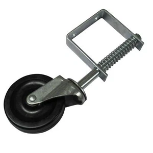 Spring Loaded Gate Wheel 4" (Set of 1 - 4 Heavy Duty Sliding Fence Support Door) - Picture 1 of 48