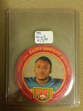 1991 King B Discs #16 Barry Sanders : Detroit Lions