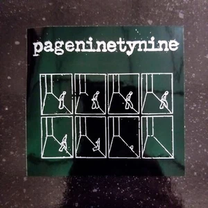 Pageninetynine 4" Waterproof Vinyl Sticker [💪 HQ Durability] Pg 99 Screamo Punk - Picture 1 of 6