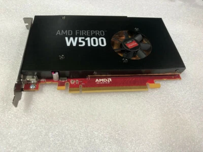 AMD ATI Radeon FirePro W5100 4GB GDDR5 4xDisplayPort Graphics Card - Image 1 of 3