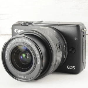 Canon EOS M10 18.0MP Digital Camera Black w/ EF-M 15-45mm lens - Picture 1 of 6