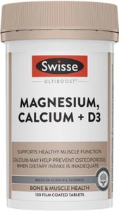 Magnesium, Calcium + Vitamin D3 120 tabs Swisse UltiBoost - Picture 1 of 1