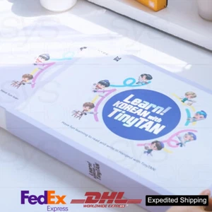 Learn! KOREAN with TinyTAN BOOK Package + Express Shipping - Picture 1 of 5