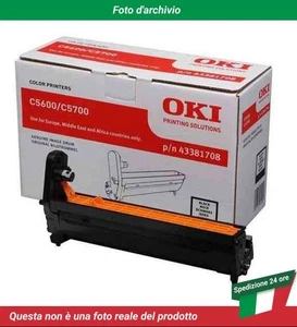 43381708 Oki C5600 Tamburo di stampa Nero - Zdjęcie 1 z 4