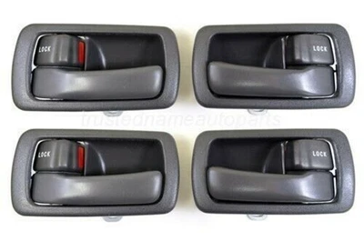 fits 1992 to 1996 Camry Interior Door Handle and Trim Left Right Front Rear Gray Foto 1 de 3