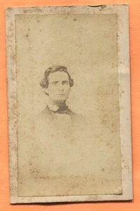 CDV Portrait of a Young Man circa 1865 Revenue Stamp on back Indiana - Picture 1 of 3