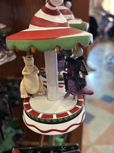 Disney Parks 2025 Nightmare Before Christmas Jack Skellington Carousel Ornament - Picture 1 of 4