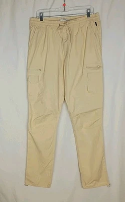 Pantalones cargo Pacsun beige jogger para hombre talla L ajustados cintura elástica  Foto 1 de 4
