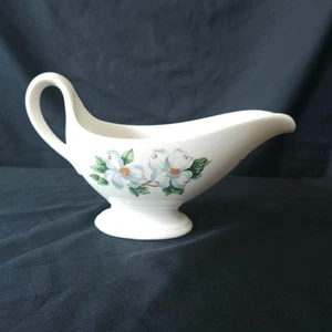 VTG Norfolk & Western Syracuse Dinning Car China Gravy Boat Dogwood Pattern - Picture 1 of 7