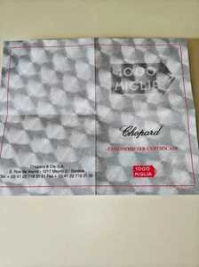 CHOPARD 1000 MIGLIA OPEN CERTIFICATE - Picture 1 of 2