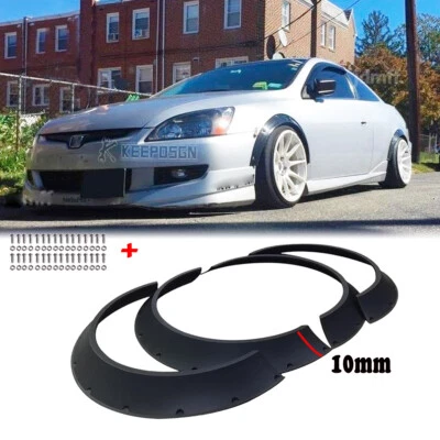 Kit de carrocería ancha cóncava flexible arco rueda llamaradas guardabarros 4x para Honda Accord cupé Foto 1 de 4