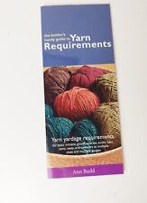 New ListingThe Knitterâ€™s Handy Guide to Yarn Requirements Pamphlet Ann Bud Basic Projects