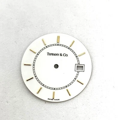 Reloj Tiffany & Co. Esmaltado Esfera Servisa Piezas. 27mm. Marcadores de oro. Foto 1 de 4