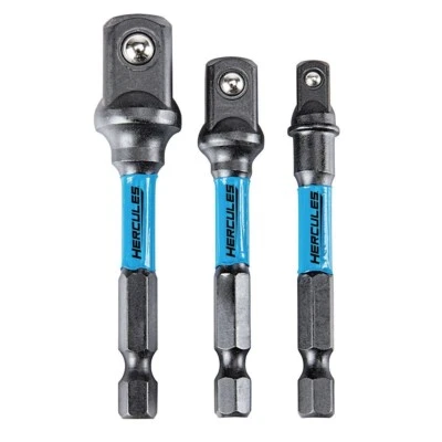 HERCULES Impact Rated Hex Shank Socket Driver Set, 3-Piece - Image 1 of 3