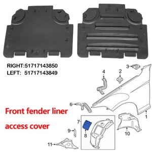 2 PIEZAS PARA BMW cubierta de acceso guardabarros delantero, izquierdo, derecho 51717143849 - Imagen 1 de 9