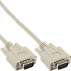 5x InLine VGA Kabel 15pol HD Stecker / Stecker vergossen 1:1 Belegung 2m