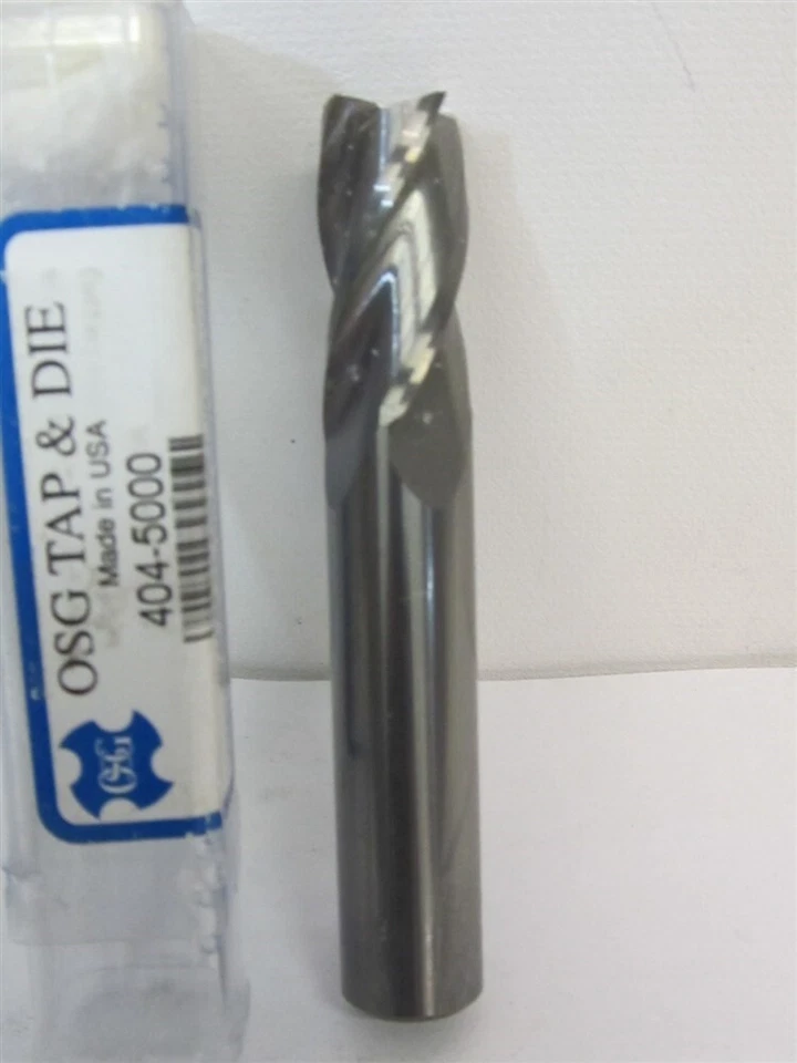 OSG Tap & Die 404-5000, 1/2" x 1/2" x 1" x 3", 4 Flute, Solid Carbide End Mill - Image 1 of 1
