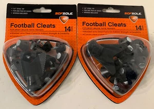 X2 SofSole 14 tacos 1/2" punta de goma llave negra incluida fútbol deportivo 82404 - Imagen 1 de 3