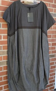Moyuru Baumwolle Tunika Midikleid Grau Größe S Neu mit Etikett Japan - Bild 1 von 8