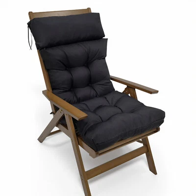 1/2 PCS Adirondack Cushions Outdoor Waterproof High Back Patio Chair Cushions US - Image 1 of 4