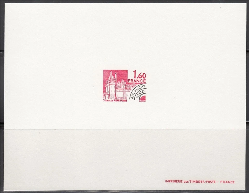 France Sc1686 Architecture, Castle, Deluxe Proof - Image 1 of 1