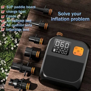 Bomba de aire SUP a presión de 25 PSI 8000 mAh recargable alta inflación inteligente y deflación - Imagen 1 de 15
