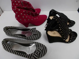 Lot of (3) pairs womens shoes 8 - 8 medium mixed brands - Picture 1 of 8