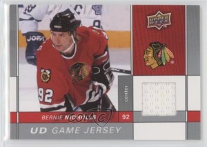 2009-10 Upper Deck Game Jersey Series 1 Bernie Nicholls #GJ-BN