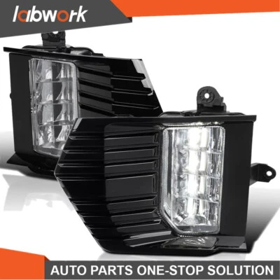 Faros antiniebla LED de laboratorio aptos para GMC Yukon XL 2021-2023 bisel delantero + interruptor Foto 1 de 4