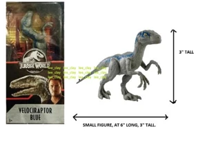 Jurassic World Velociraptor Blue 6" Value Series NEW 3"x6" MINI-FIGURE! $3 SHIP - Bild 1 von 1