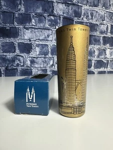 MALAYSIA TWIN TOWERS PETRONAS Souvenir SHOT GLASS - Picture 1 of 6