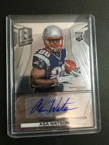 F68455 2014 Panini Spectra #308 Asa Watson AUTO PATRIOTS/149 RC - Picture 1 of 1