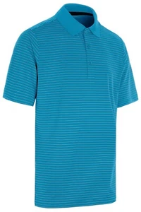 SALE Proquip Mens Pro Tech Feeder Stripe Golf Polo Shirt. M to XXL. Azure Blue. - Picture 1 of 1