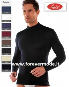 Maglia uomo Liabel manica lunga con collo a lupetto in misto lana art 5149-163 - Picture 1 of 1