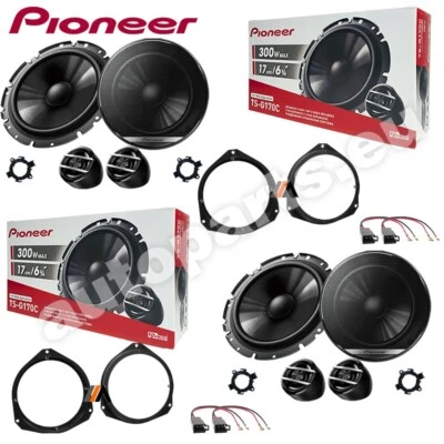 Kit 8 Casse Altoparlanti Pioneer Anteriori e Posteriori per Alfa Romeo Giulietta - Immagine 1 di 4