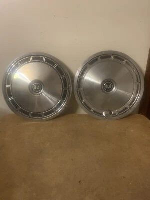 2 VINTAGE 1981-1983 AMC CONCORD SPIRIT 14" HUBCAP WHEEL COVER FREE SHIPPING Foto 1 de 4