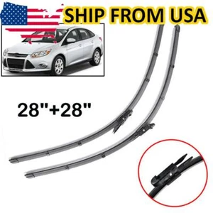 Juego de limpiaparabrisas delantero para Ford Focus MK3 11-18 modelo norteamericano - Imagen 1 de 6