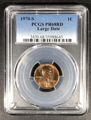 1970-S Proof Lincoln Memorial Cent PCGS PR-68 RD, Buy 3 Items, Get $5 Off!! Cover