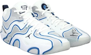 Jayson Tatum Celtics Signed GU White Jordan Shoes vs Wizards December 15, 2024 - Picture 1 of 8