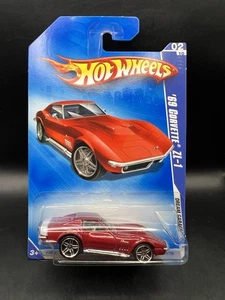 Hot Wheels ‘09 Dream Garage ‘69 Corvette ZL-1 in Red PR5 #02/10 - Picture 1 of 3