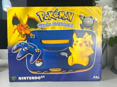 ⭐️ NINTENDO 64 Limited POKEMON PIKACHU Edition in Verpackung + Spiel - Bild 1 von 4