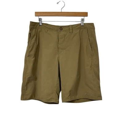 Pantalones Cortos de Caminar Patagonia Para Hombres Elastizados Wavefarer 9” Entrepierna Talla 36 Beige Exterior Foto 1 de 4