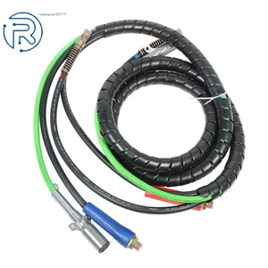 Conjunto de mangueras de línea de aire 3 en 1 de 15 ft aptos para remolque semirremolque tractor - Imagen 1 de 14