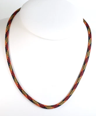 Collar Trenzado Halloween Tobillera Pulsera Paracord Collar Gargantilla Langosta EE. UU. Foto 1 de 2