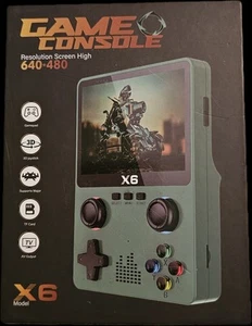 X6 Retro Game Console 3.5/4" IPS Screen, 10000+ Games, Portable Handheld - Picture 1 of 1