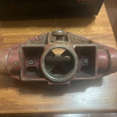 Suporte de matriz ajustável vintage Greenfield No.2 com rosca 1/2-14 NPT - Imagem 1 de 4
