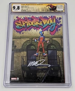 SPIDER-BOY #1 CGC SS 9.8 HUMBERTO RAMOS GRAFFITI VARIANT CUSTOM LABEL - Picture 1 of 5