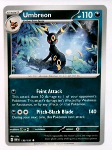 Pokemon Umbreon Card 130/197 Obsidian Flames - Picture 1 of 1
